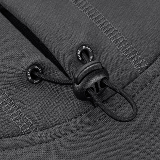 Férfi kapucnis pulóver - Born By Revolution - Sötét szürke - M-Tac