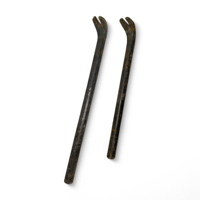 CROWBAR - 35-40 cm - ROMANIAN ARMY MILITARY SURPLUS - IN GOOD CONDITION