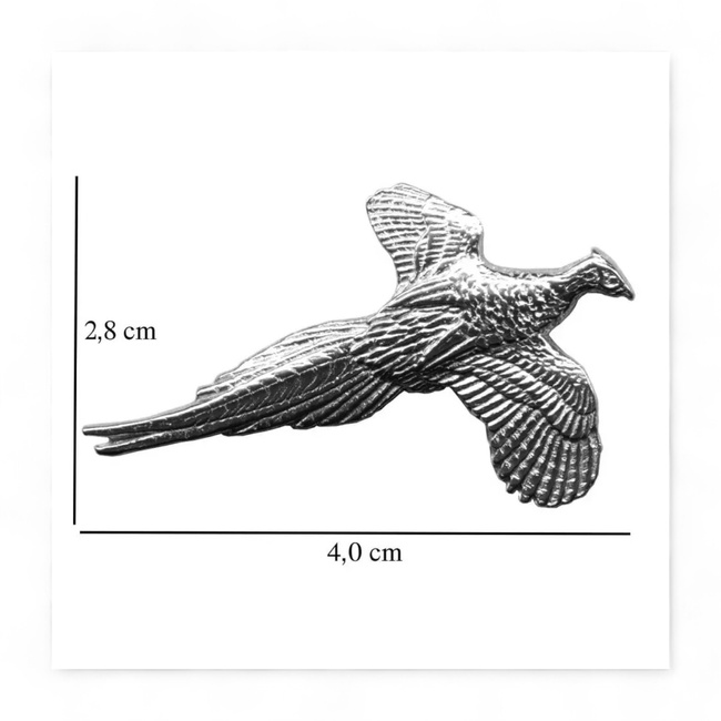 Vadászkalap Tű - Fácán - Ezüst