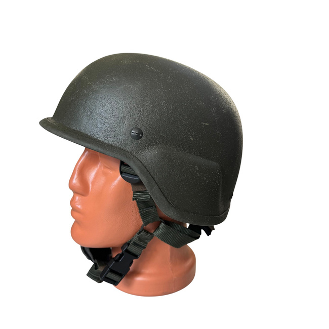 Ballistic Protection Helmet - Kevlar - Romanian Armed Forces Military Surplus - Olive Drab Green - Like New