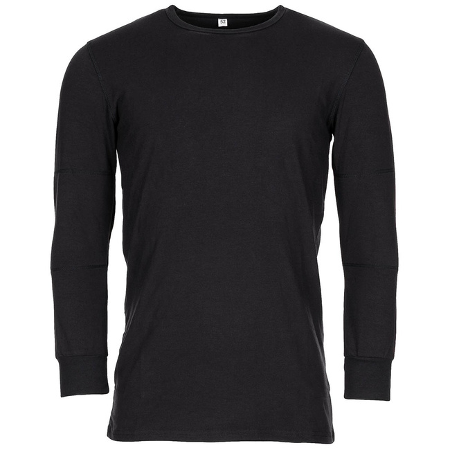 Long Sleeve Winter Shirt - Turkish Army Military Surplus - Black - Like New