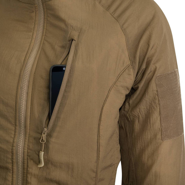 NŐI KAPUCNIS KABÁT - WOLFHOUND® - Climashield® Apex™ - Helikon-Tex® - COYOTE 