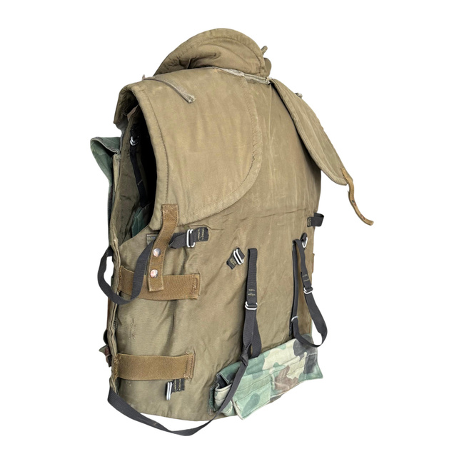 Bulletproof Vest Type M - Romanian Army Military Surplus - Woodland/Olive Green Camouflage - In Good Condition