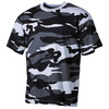 SHORT SLEEVE T-SHIRT - AMERICAN ARMY STYLE - MFH® - SKYBLUE CAMOUFLAGE