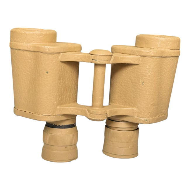 SOVIET BINOCULARS 8X30 I.O.R. - WWII - PAINTED WH DUNKEL GELB - NEFUNCTIONAL - REPRO