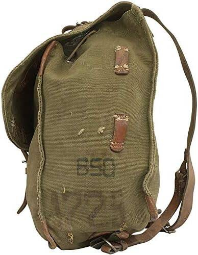Military Olive Romanian Retro Rucksack - RSR Romanian army - OD Green - Used