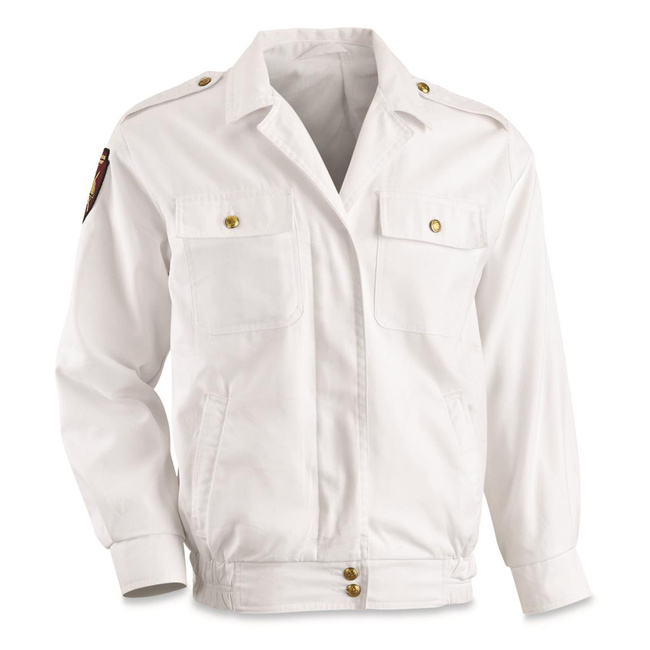 Kadét dzseki - Katonai felesleg a román hadseregtől - Fehér - Mint új