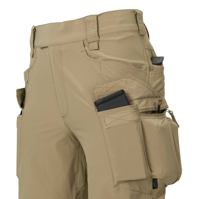 OUTDOOR TACTICAL ULTRA RÖVIDNADRÁG 8.5" - VERSASTRETCH LITE - KHAKI  - HELIKON