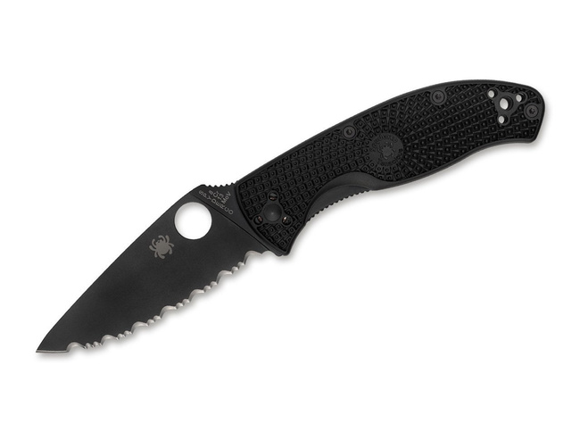 "TENACIOUS SERRATED" ZSEBKÉS - FEKETE - SPYDERCO