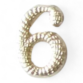 Fém Szám - 6 - Ezust - Magyar Hadsereg Katonai Surplus - Mint új