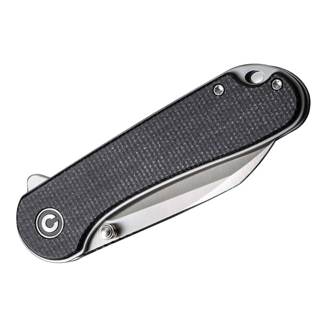 EDC KÉS ELEMENTUM MICARTA FEKETE SATIN - CIVIVI