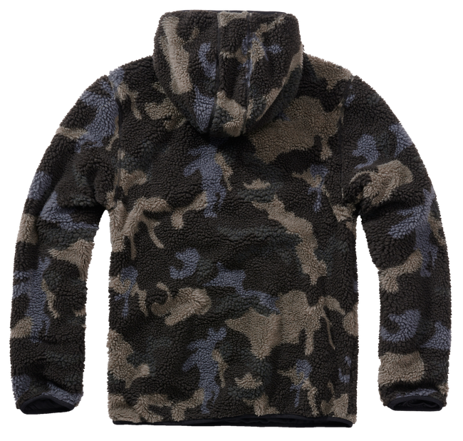TEDDYFLEECE WORKER PULLOVER - DARK CAMO - BRANDIT