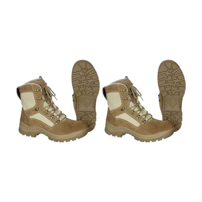 HAIX HARCI CSIZMA FÉRFIAKNAK - KHAKI - NÉMET KATONAI FELESLEG - ÚJHOZ HASONLÓ