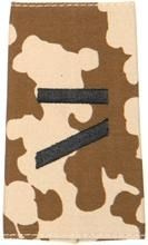 EMBLÉMA - GERMAN ARMY TROPICAL CAMO/BLACK SHOULDER LOOPS ´GEFREITER UA´