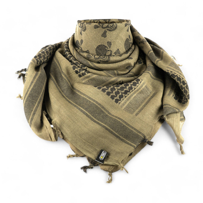 SHEMAGH SCARF - PIRATE SKULL - OLIVE/BLACK - M-TAC