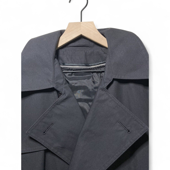 Waterproof trench coat - Marine Corps All Weather Coat - US Army military surplus - Dark grey/Black - Like new