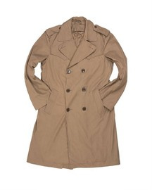 OLASZ KABÁT - COYOTE BARNA - KATONAI FELTÖLTÉS - HASZNÁLT