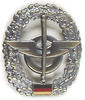 JELVÉNY GENUINE GERMAN ARMY METAL BERET BADGE ´NACHSCHUB´