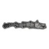 DACIC WOLF EMBLEM, WITH SEWING APPLICATION - 13.5x2.8 CM