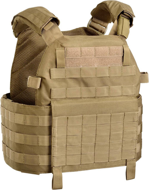 TACTICAL CARRIER VEST - "OUTAC" - Defcon 5® - COYOTE TAN
