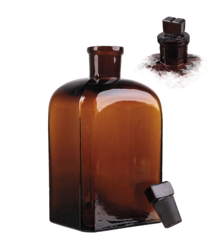SWEDISH BROWN DRUG BOTTLE LIKE NEW