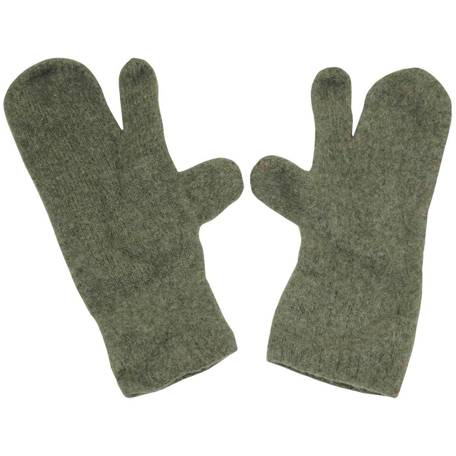 Austrian mittens, gloves, green - used