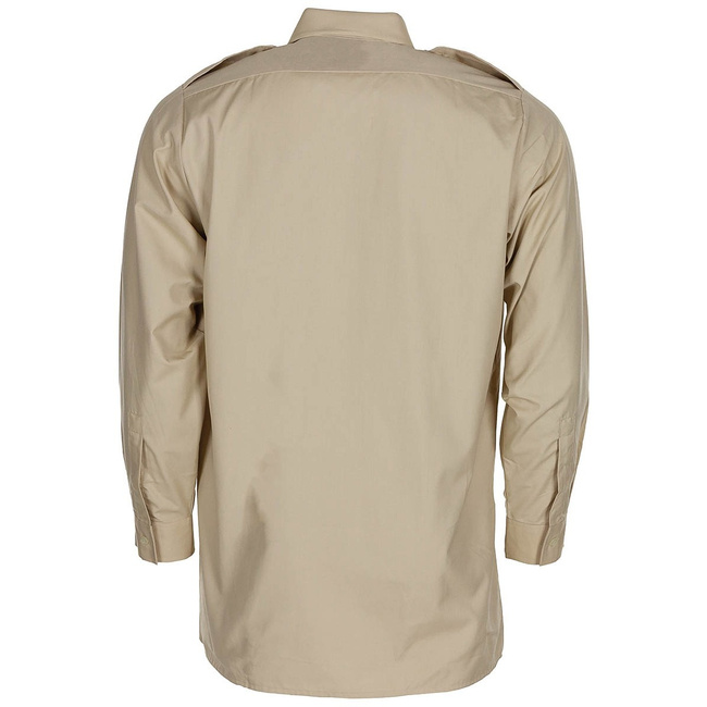 Hosszú ujjú ing - Brit Hadsereg katonai felesleg - Bézs - Használt