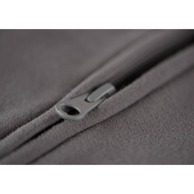 KAPUCNIS PULÓVER CIPZÁRRAL ÉS CG LOGÓVAL - WOLF GREY - CLAWGEAR