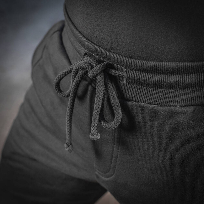 RÖVIDNADRÁG CASUAL FIT COTTON - FEKETE - M-TAC