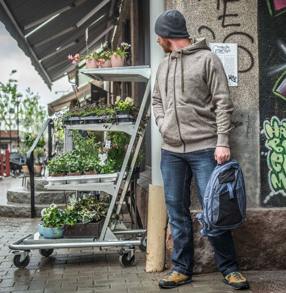 VÁLLPÁNTOS HÁTIZSÁK - EDC SLING - 6.5 L - Helikon-Tex® - FEKETE-SZÜRKE MELANGE