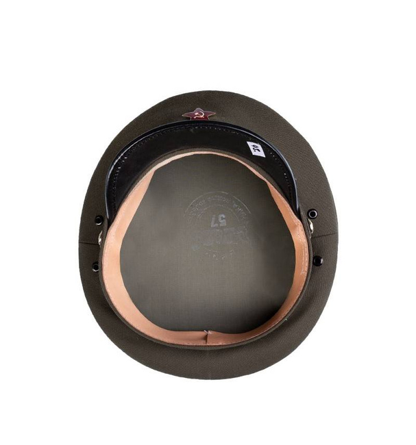 VIZOR SAPKA VÖRÖS CSILLAG JELVÉNNYEL - OD - KATONAI TÖBBLET - MINT ÚJ