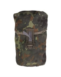 CANTEEN POUCH FOR HARNESS - MILITARY SURPLUS GERMAN ARMY - USED