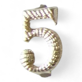 Fém Szám - 5 - Ezust - Magyar Hadsereg Katonai Surplus - Mint új