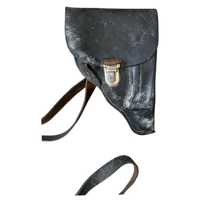 MAKAROV PISZTOLY PISZTOLYTÁSKA PÁNTTAL - KATONAI FELESLEG ROMÁN HADSEREG - FEKETE - HASZNÁLT