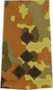 EMBLÉMA - GERMAN ARMY FLECKTARN CAMO/BLACK SHOULDER LOOPS ´STABSHAUPTMANN´