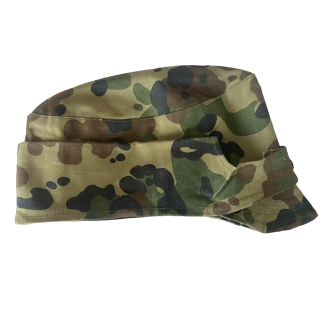 CAMOUFLAGE MOSAIC CAP, 1990S - ROMANIAN ARMY SURPLUS