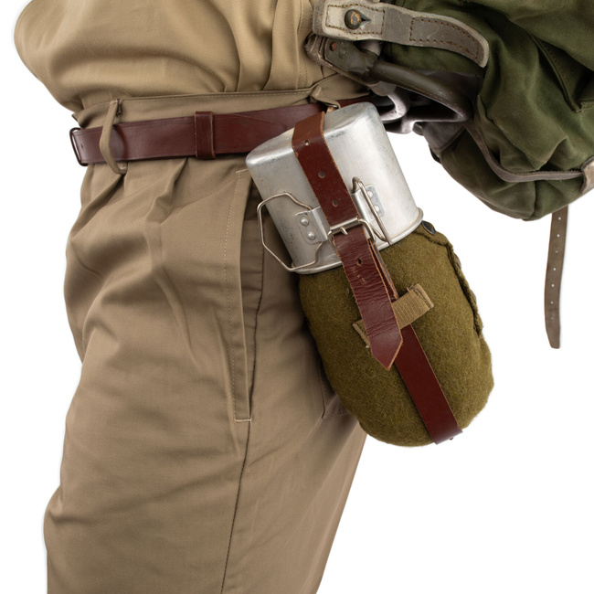 Canteen with cup, Cold War Era, Romanian Army Surplus - Used