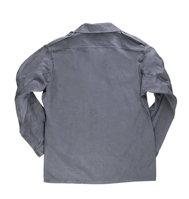 FIELD SHIRT - GREY - GERMAN MILITARY SURPLUS - USED