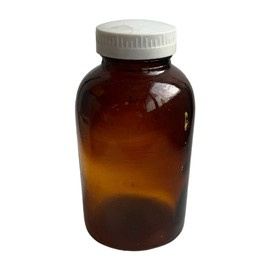 VINTAGE ÜVEGDOBOZ FEDŐVEL - BARNA - KATONAI FELESLEG RÓMAI HADSEREG - JÓ ÁLLAPOTBAN