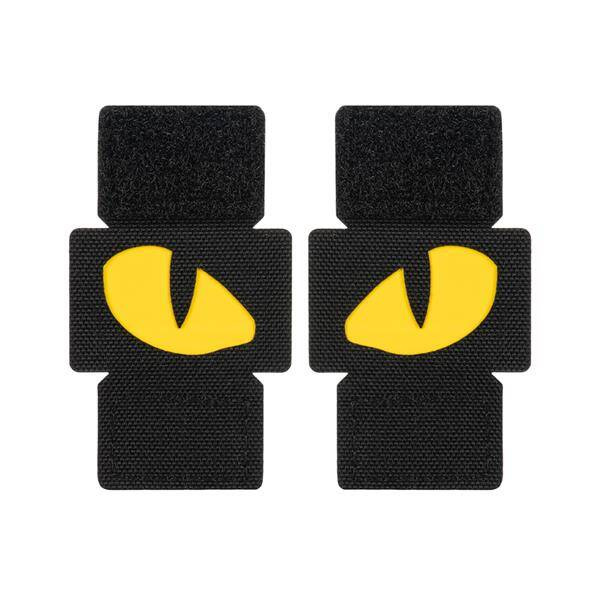 JELVÉNY TIGER EYES LASER CUT (pár) - FEKETE/SÁRGA - M-TAC