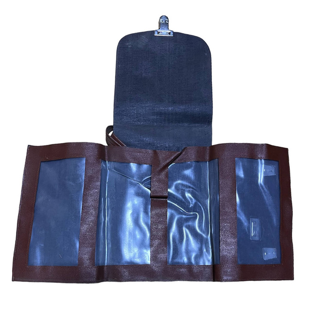 Műbőr táska - térkép taska az RSR időszakból - Surplus Román hadsereg - Mint ÚJ