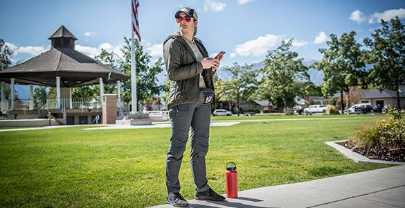 POSSUM WAIST PACK - BLACK/ GREY MELANGE - HELIKON