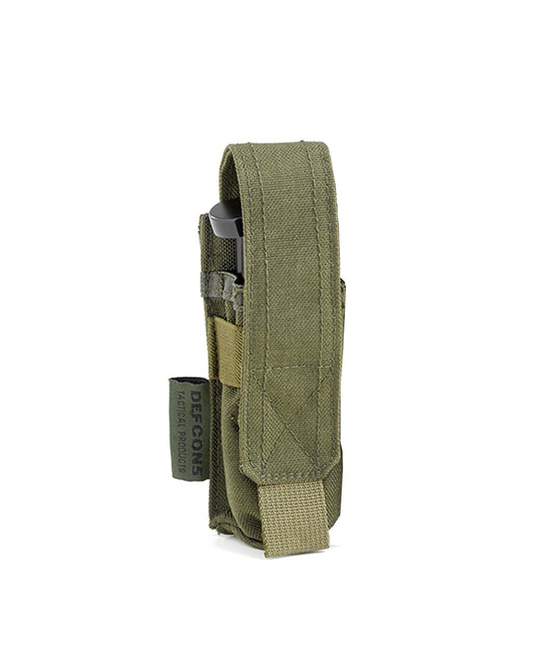 SINGLE POUCH FOR PISTOL MAGAZINE - CAL. 9 MM - DEFCON 5® - OD GREEN