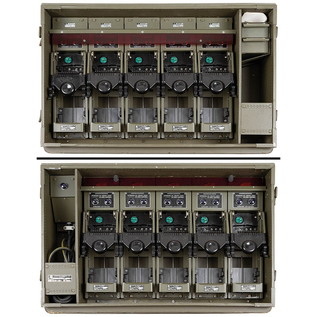 Satt elektronikus akkumulátortöltő - 260 MT modell - Német hadsereg katonai felesleg - Használt/nem tesztelt