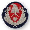 Emblema coifura Pompieri IGSU - Ofiteri Inferiori - aplicare Velcro (cu scai)
