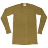LONG SLEEVE UNDERSHIRT - OD GREEN - NETHERLANDS MILITARY SURPLUS - USED