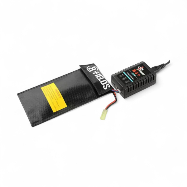 LI-PO akkumulátorok töltésére szolgáló védőtok -  KIS - 8FIELDS