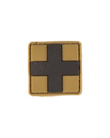 3D TÉPŐZÁRAS EMBLÉMA - ELSŐSEGÉLYNYÚJTÁS - Mil-Tec® - COYOTE - SMALL