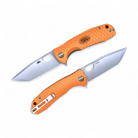 Zsebkés - Honey Badger Tanto 14C28N Medium Orange