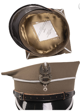 Lengyel nco visor kalap (czapka) w.insignia, mint új